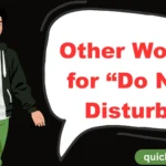 Other Words for “Do Not Disturb”