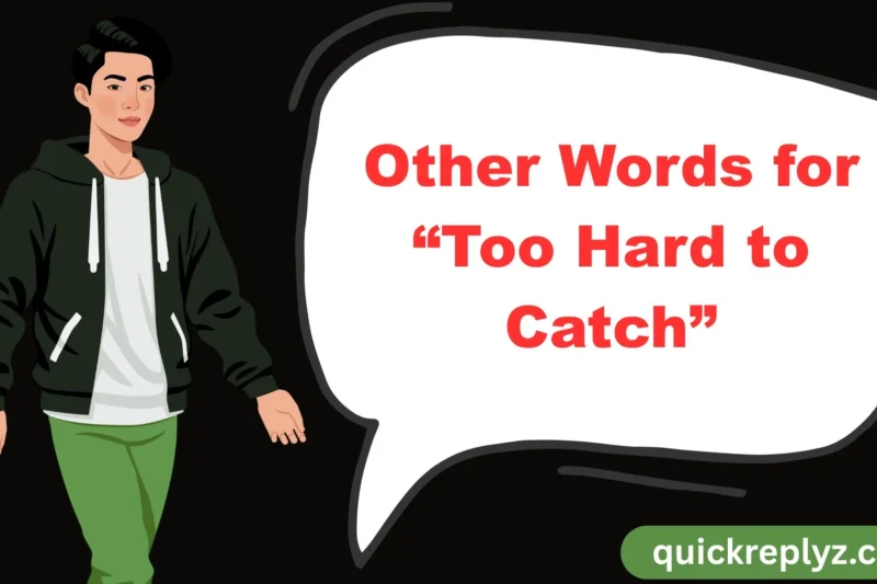 30 Other Words for “Too Hard to Catch”