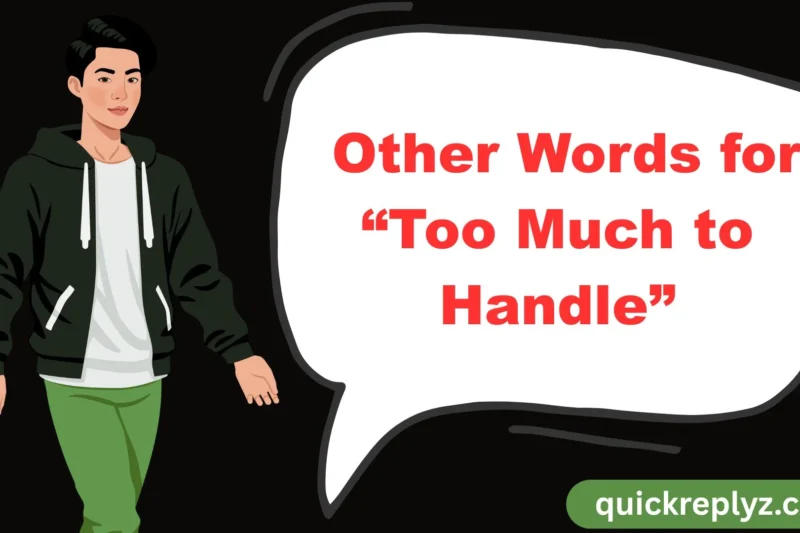 30 Other Words for “Too Much to Handle”