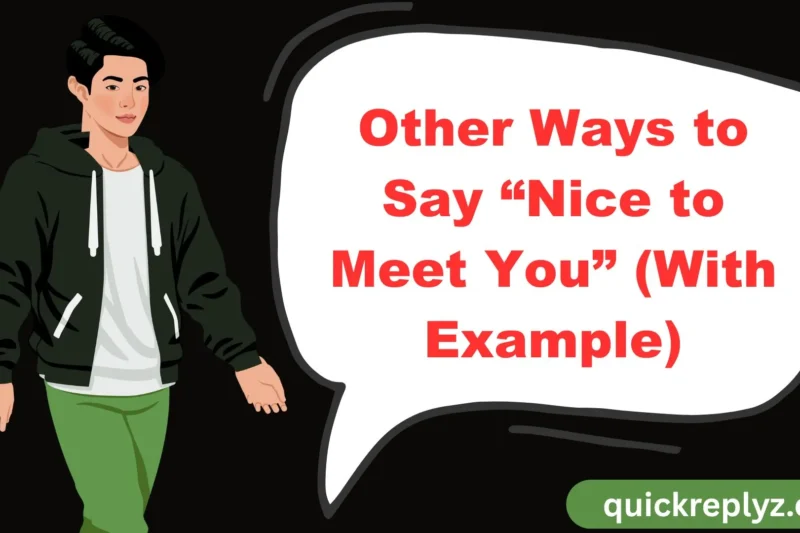30 Other Ways to Say “Nice to Meet You” (With Example)
