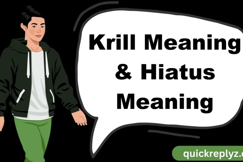 Krill Meaning & Hiatus Meaning 2026: Professional and Casual Explained