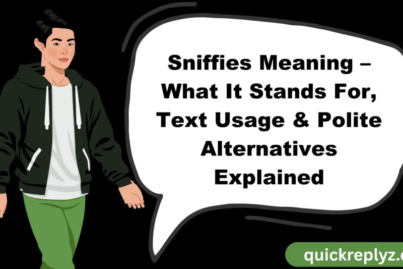 Sniffies Meaning – What It Stands For, Text Usage & Polite Alternatives Explained