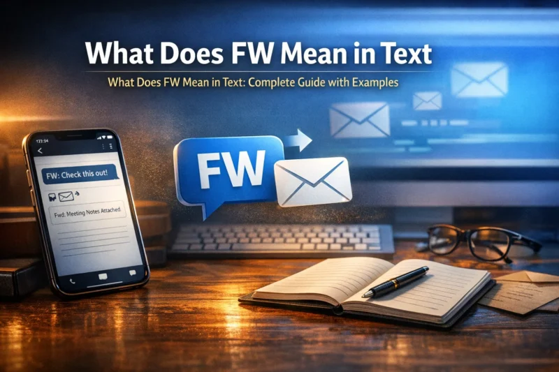 What Does FW Mean in Text: Complete Guide with Examples